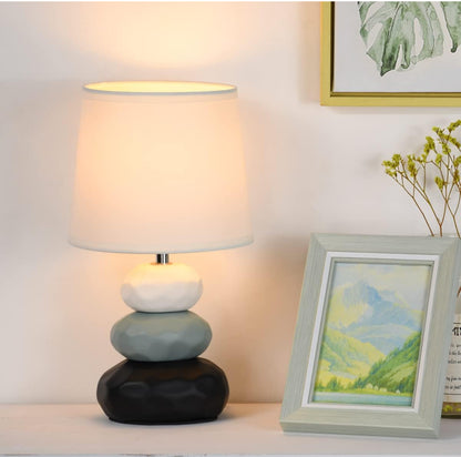 Lampwell BERO - Lámpara de mesa pequeña para sala de estar como lámpara de mesita de noche para dormitorio 