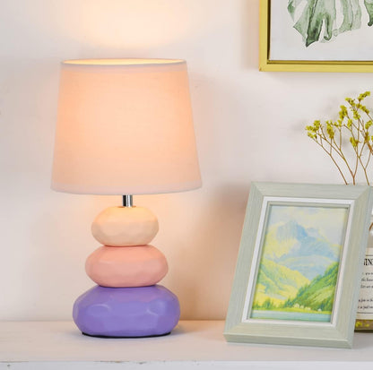 Lampwell BERO - Lámpara de mesa pequeña para sala de estar como lámpara de mesita de noche para dormitorio 