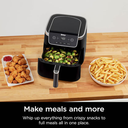 Ninja Air Fryer Pro 4 en 1 con capacidad de 5 cuartos de galón, freír al aire, asar, recalentar, deshidratar 