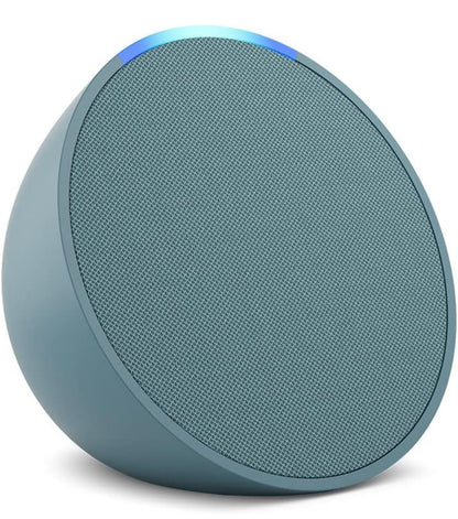 Amazon Echo Pop (modelo más reciente), Parlante inteligente y compacto con sonido definido y Alexa, Verde azulado 