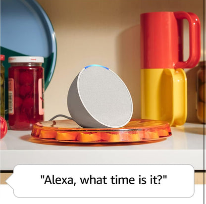 Amazon Echo Pop (modelo más reciente), Parlante inteligente y compacto con sonido definido y Alexa, Verde azulado 