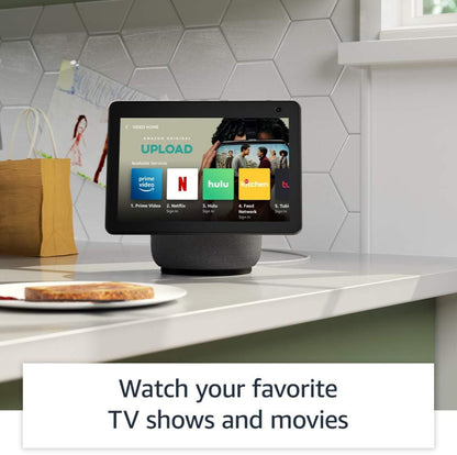 Echo Show 10 (3.ª generación) con certificado restaurado | Pantalla inteligente HD con movimiento y Alexa 