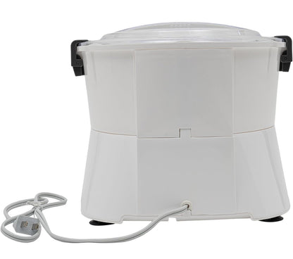 Pelador de patatas eléctrico comercial de 85 W, pelador de pies multifuncional con un solo botón, máquina peladora automática de frutas y verduras 