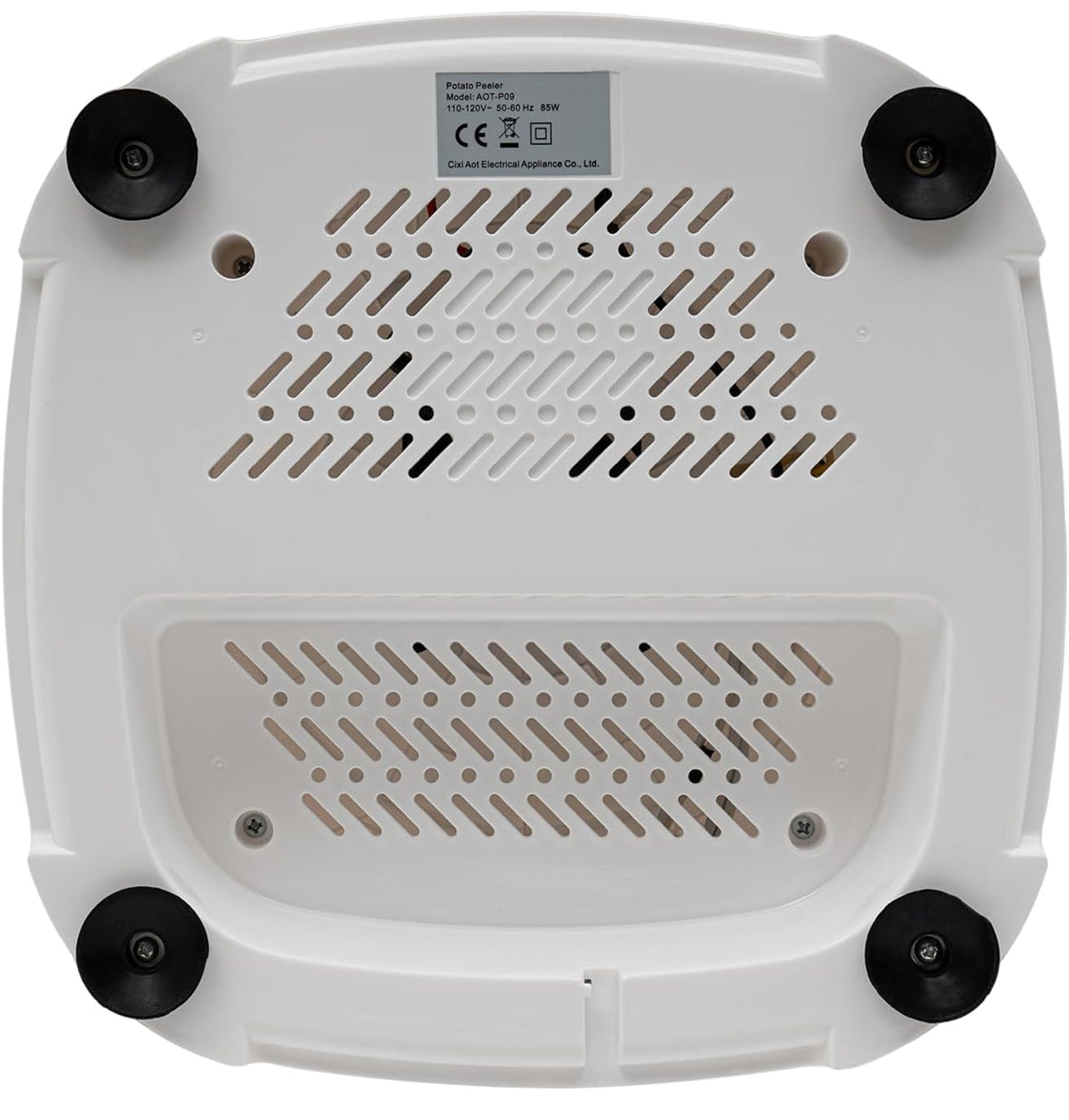 Pelador de patatas eléctrico comercial de 85 W, pelador de pies multifuncional con un solo botón, máquina peladora automática de frutas y verduras 