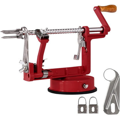 Pelador de manzanas, pelador de acero inoxidable para cortar manzanas, duradero y resistente, aleación de magnesio fundido a presión 