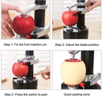 Pelador eléctrico de patatas pelador automático de manzanas, máquina inteligente para pelar frutas y verduras 