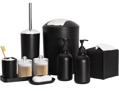 Juego de accesorios de baño, juego de 10 piezas de accesorios de baño 