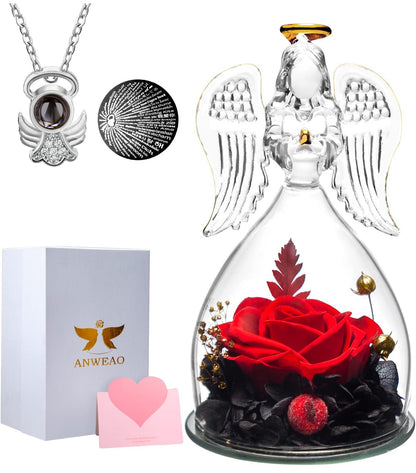 Angel Forever - Regalos de flores para ella, regalo de ángel para Mamá.