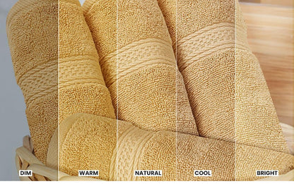 Utopia Towels - Juego de toallas de 8 piezas, 2 toallas de baño, 2 toallas de mano y 4 toallas faciales, 100% algodón hilado en anillo, 600 GSM 