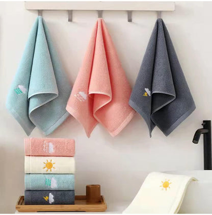 Lchkrep Juego de 4 toallas de mano, 100% algodón, toallas de mano para baño, cara, cocina, gimnasio y spa, toallas de mano ultrasuaves y altamente absorbentes para baño, tamaño 14 x 29 pulgadas 