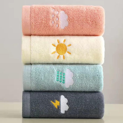 Lchkrep Juego de 4 toallas de mano, 100% algodón, toallas de mano para baño, cara, cocina, gimnasio y spa, toallas de mano ultrasuaves y altamente absorbentes para baño, tamaño 14 x 29 pulgadas 