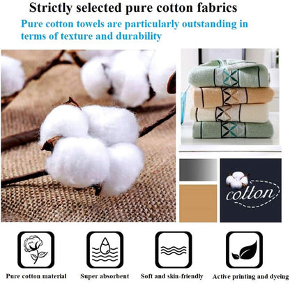 Paquete de 2 toallas de mano, de algodón, toallas 100% algodón para el rostro, toalla suave duradera y altamente absorbente para baño, de lujo, de alta calidad, spa, hotel, camping, gimnasio (14 x 30 pulgadas) 