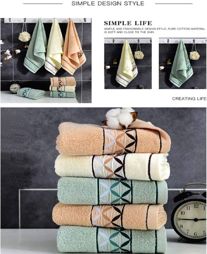 Paquete de 2 toallas de mano, de algodón, toallas 100% algodón para el rostro, toalla suave duradera y altamente absorbente para baño, de lujo, de alta calidad, spa, hotel, camping, gimnasio (14 x 30 pulgadas) 