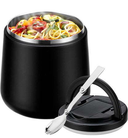 Termo de sopa para comida caliente, recipientes de almuerzo de 20 onzas con tapa de hebilla 