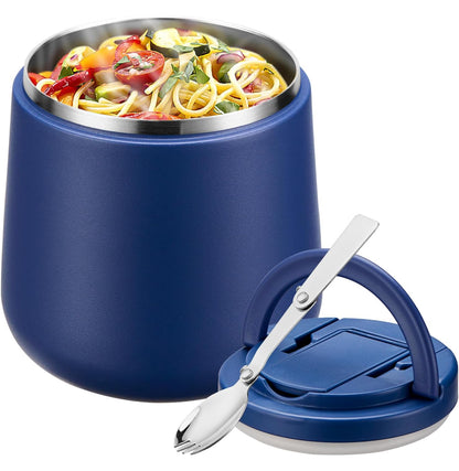 Termo de sopa para comida caliente, recipientes de almuerzo de 20 onzas con tapa de hebilla 