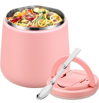 Termo de sopa para comida caliente, recipientes de almuerzo de 20 onzas con tapa de hebilla 