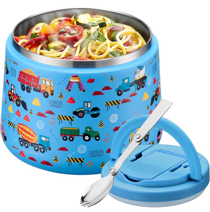 Termo de sopa para comida caliente, recipientes de almuerzo de 20 onzas con tapa de hebilla 