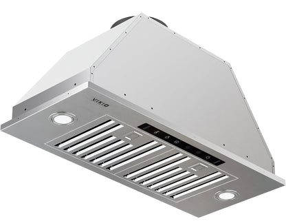 Campana extractora de 30 pulgadas, 980 CFM, campana de ventilación de cocina integrada 