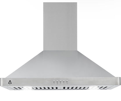 Campana extractora de 30 pulgadas, rejillas de ventilación para campana de cocina de acero inoxidable, 400 CFM 