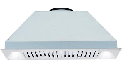 Campana extractora de 30 pulgadas, inserto de campana extractora, campana de cocina integrada de acero inoxidable, 400 CFM