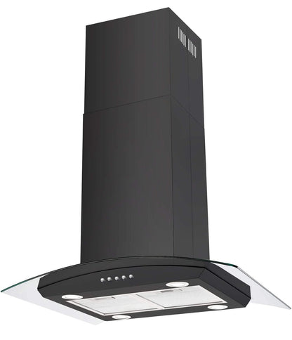 Campana extractora de isla de 30 pulgadas, acero inoxidable, 700 CFM 