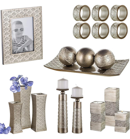 Creative Scents Dublin - Juego de bandeja decorativa para comedor. 