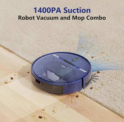 Robot aspirador y trapeador combinado, WiFi/App/Voz 