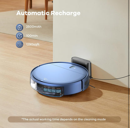 ZCWA Robot aspirador y trapeador combinado, aspiradora robótica 2 en 1 con WiFi/App 