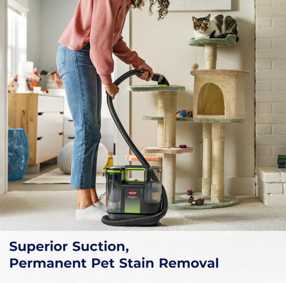 BISSELL® Little Green® Max Pet - Limpiador profundo portátil para alfombras y tapicería 