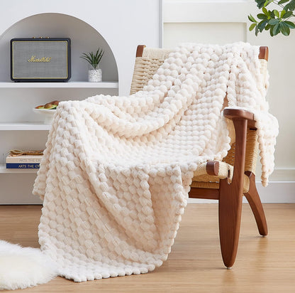 EXQ Home – Manta de vellón de jacquard, decorativa, diseño de caparazón de tortuga