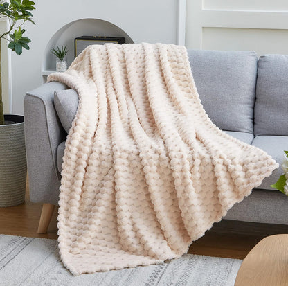 EXQ Home – Manta de vellón de jacquard, decorativa, diseño de caparazón de tortuga