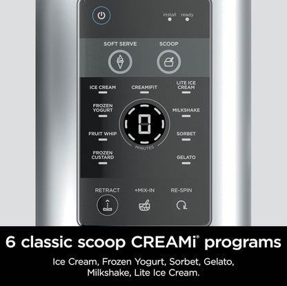 Ninja Swirl by CREAMi - Máquina para hacer helado y servir suave, sorbete, batido, yogur congelado