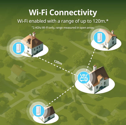 SwitchBot Paquete de 3 sensores de agua WiFi, detector inteligente de fugas de agua