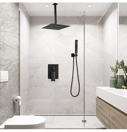 Sistema de ducha para baño, cabezal de ducha de lluvia de montaje de techo
