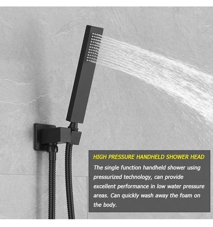 Sistema de ducha para baño, cabezal de ducha de lluvia de montaje de techo