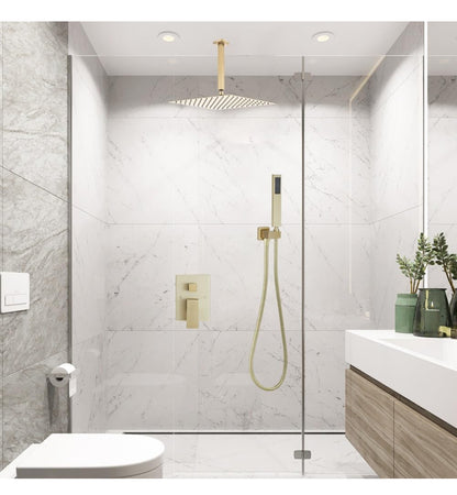 Sistema de ducha para baño, cabezal de ducha de lluvia de montaje de techo