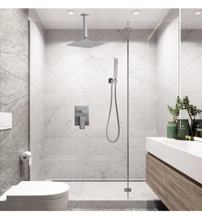 Sistema de ducha para baño, cabezal de ducha de lluvia de montaje de techo