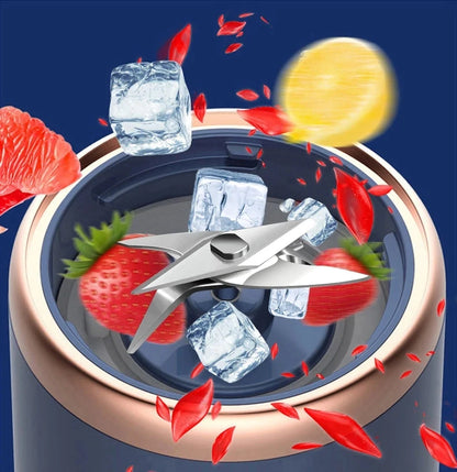 Licuadora portátil de 14 onzas para jugos y batidos con 6 cuchillas Puwerful Performances Fusion Blender | Recargable por USB 