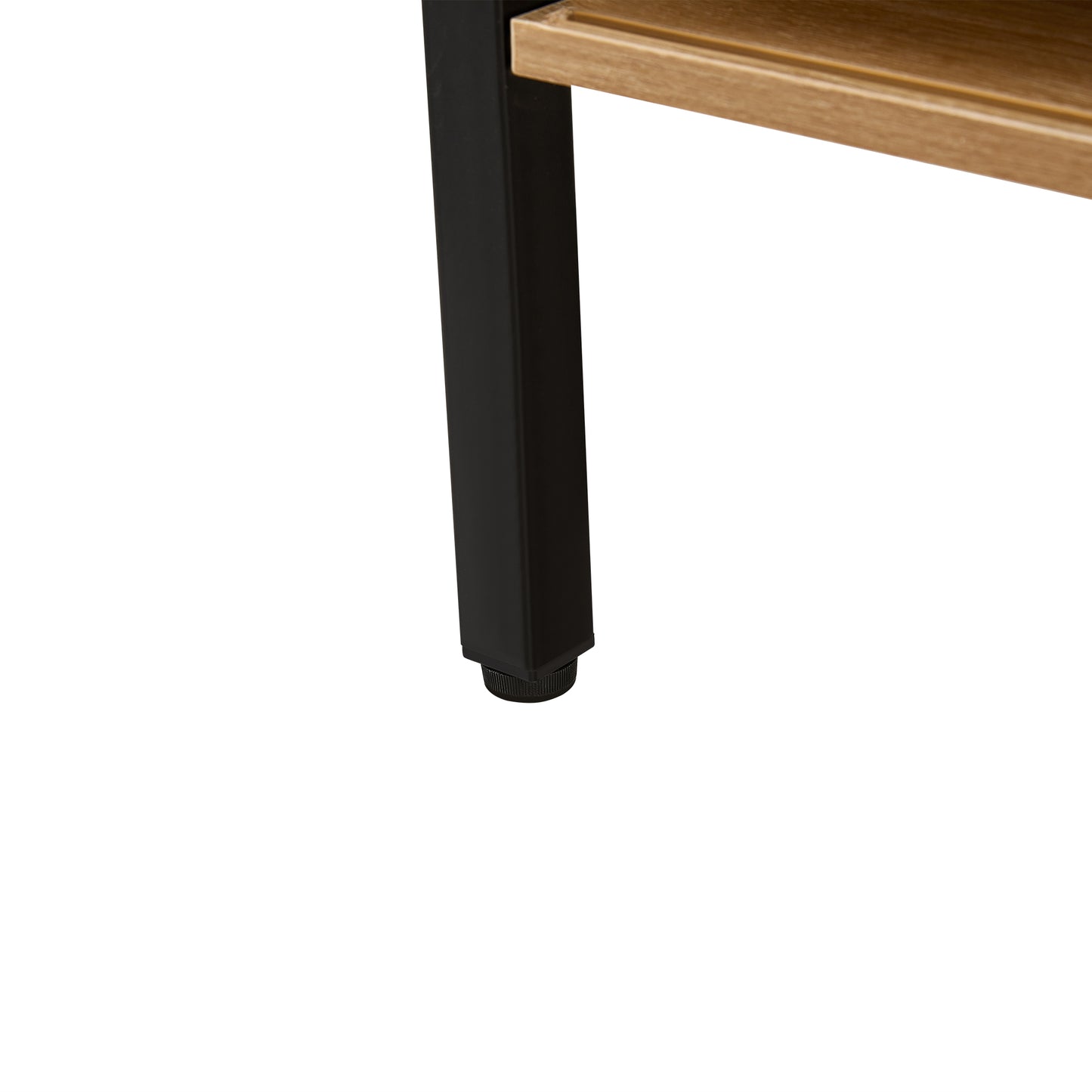 Rattan Coffee Table Metal Legs