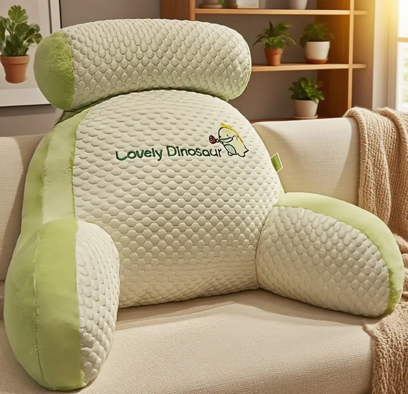 Iced Bean Husky Sofa Reading Pillow 60x40cm