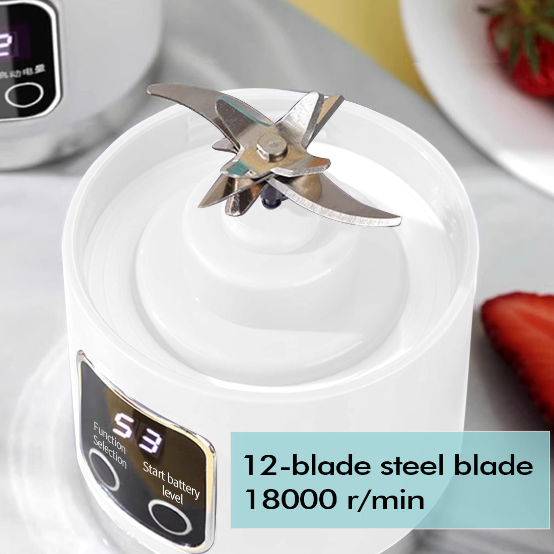 Portable USB Rechargeable Juicer Cup Electric Mixer