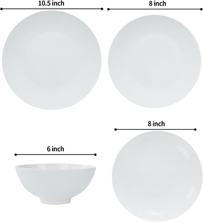 Dandilion Bone China Dinnerware Set, 16 Pieces