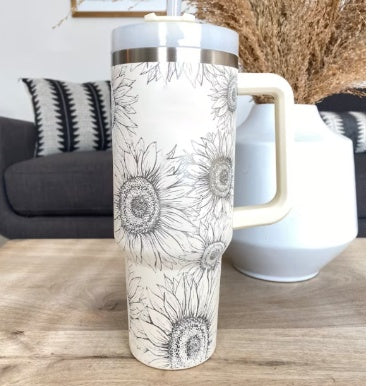 40 Oz Tumbler Straw Insulated, Stainless Steel