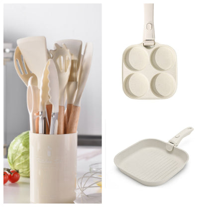 Juego de Utensilios de Cocina de Silicona